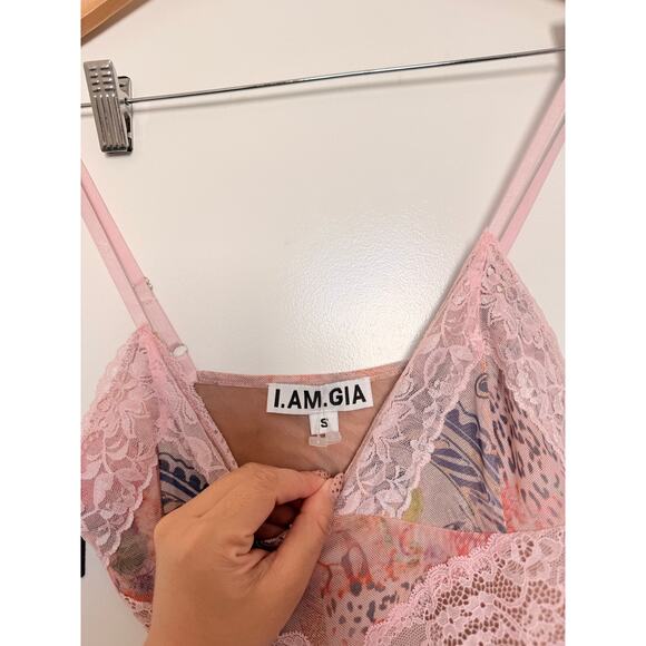 I.AM.GIA Rare Georgina Slip Lace Dress Sabrina Carpenter Lottie Moss Coachella - Picture 8 of 8